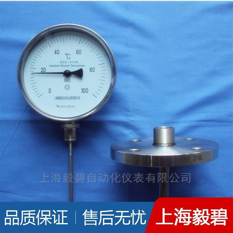 耐震双金属温度计供应 万向型双金属温度计可定做