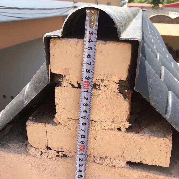 大连墙头瓦仿古建筑 塑钢防腐檩条施工