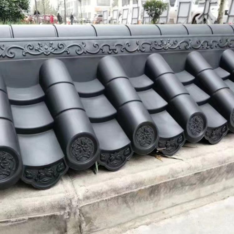 唐山墙头瓦施工 塑钢防腐檩条仿古建筑