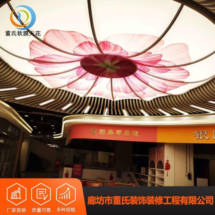 洗浴软膜天花吊顶 百变造型拉蓬天花 拉蓬天花定制