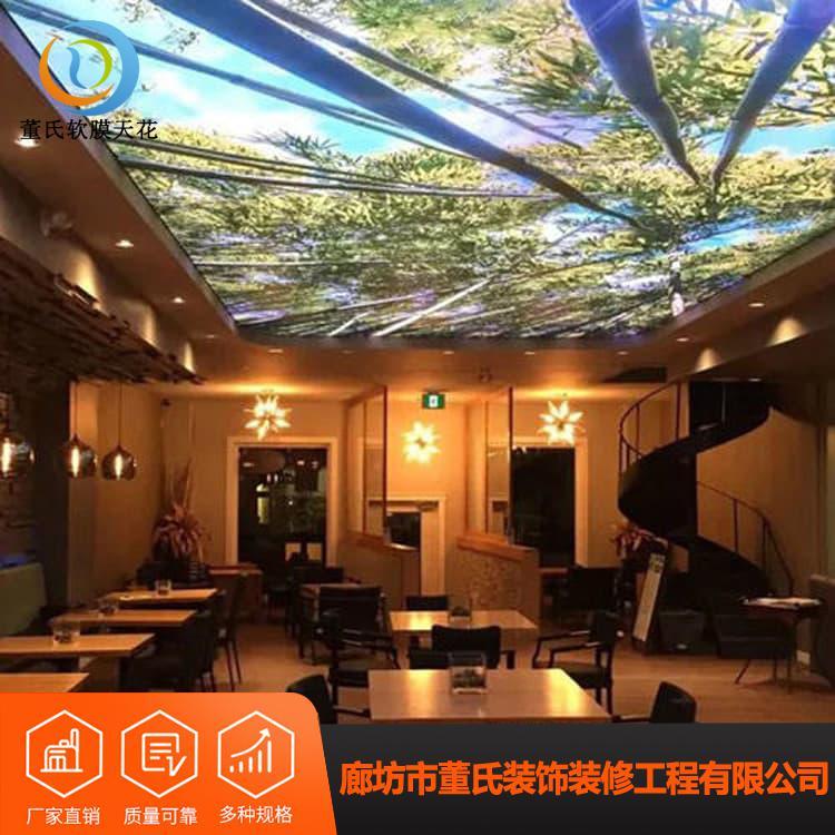 软膜天花吊顶 耐用颜色膜 颜色膜柔性拉膜