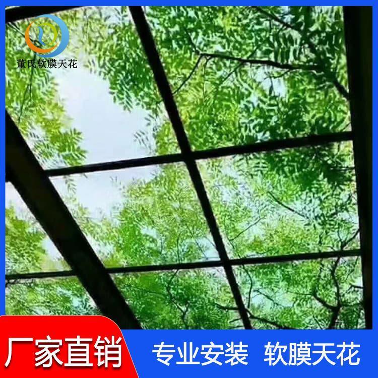 4S店透光软膜 山东日照展厅UV膜 展厅UV膜韧性良好
