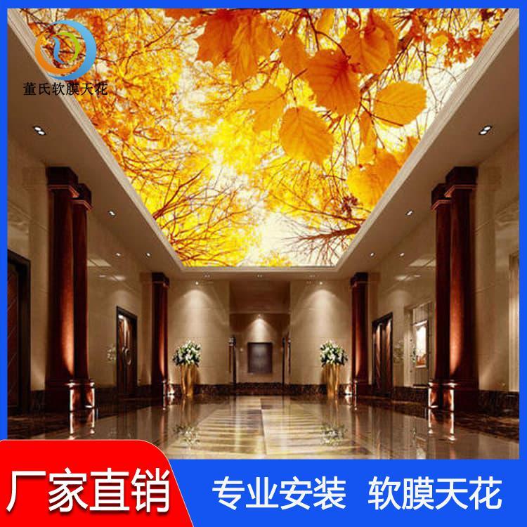 透光膜 山西临汾 商场软膜天花灯箱装饰  商场软膜天花灯箱装饰定制