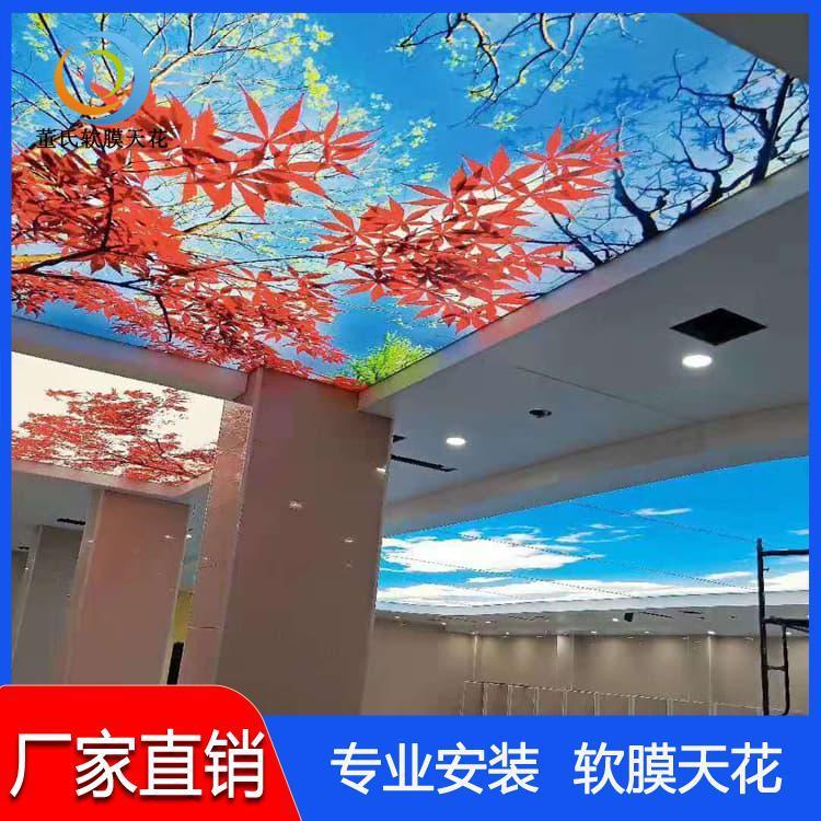 透光膜 河北霸州学校软膜天花吊顶 学校软膜天花吊顶施工简单