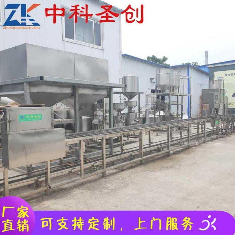2020新款冲浆豆腐机厂家直销 全自动上盒冲浆豆腐机可定制