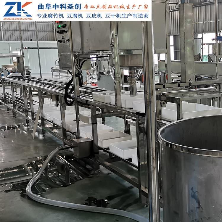 家用冲浆豆腐机价格 自动翻盒豆腐机专业生产