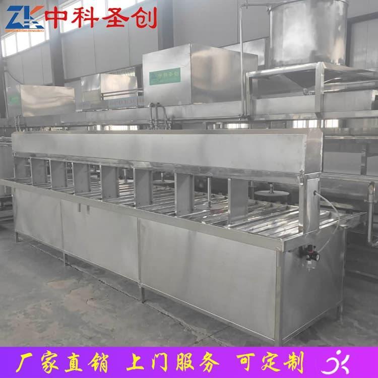 定制大豆腐生产线型号齐全 自动磨浆煮浆一体机设备型号齐全