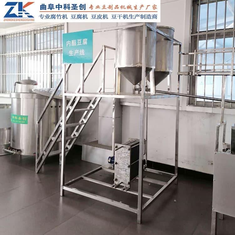 中科圣创内脂盒装豆腐机质量可靠 不锈钢内脂盒装豆腐机现货供应