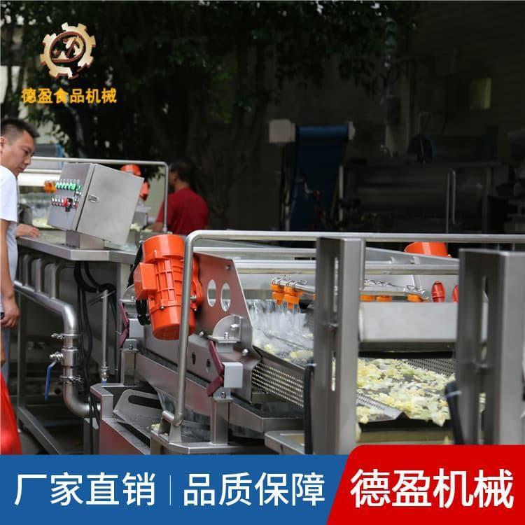 德盈食品机械 德盈机械商用涡流水果蔬菜清洗机 商用涡流水果蔬菜清洗机厂家直销量大优惠