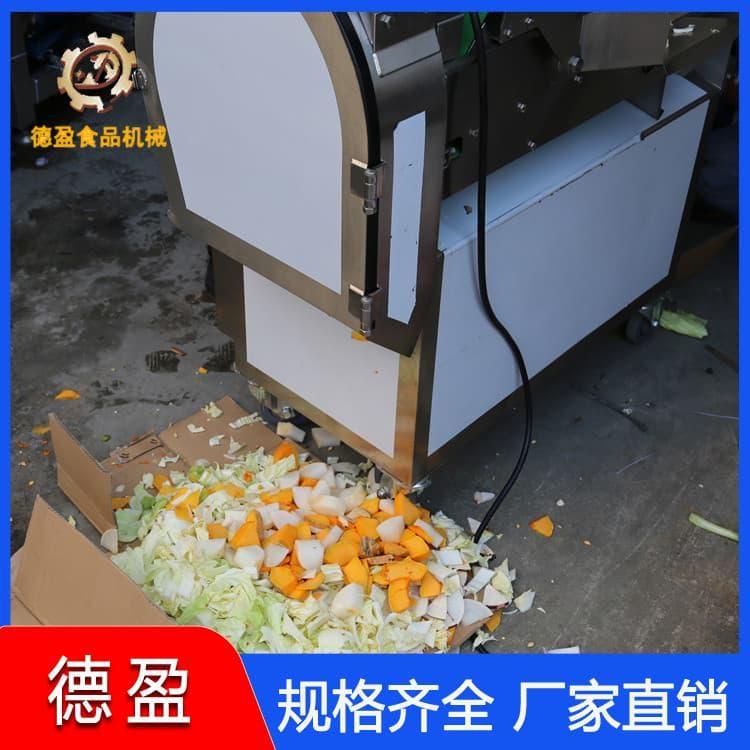 德盈食品机械 高性能全自动不锈钢电动切菜机 全自动不锈钢电动切菜机生产