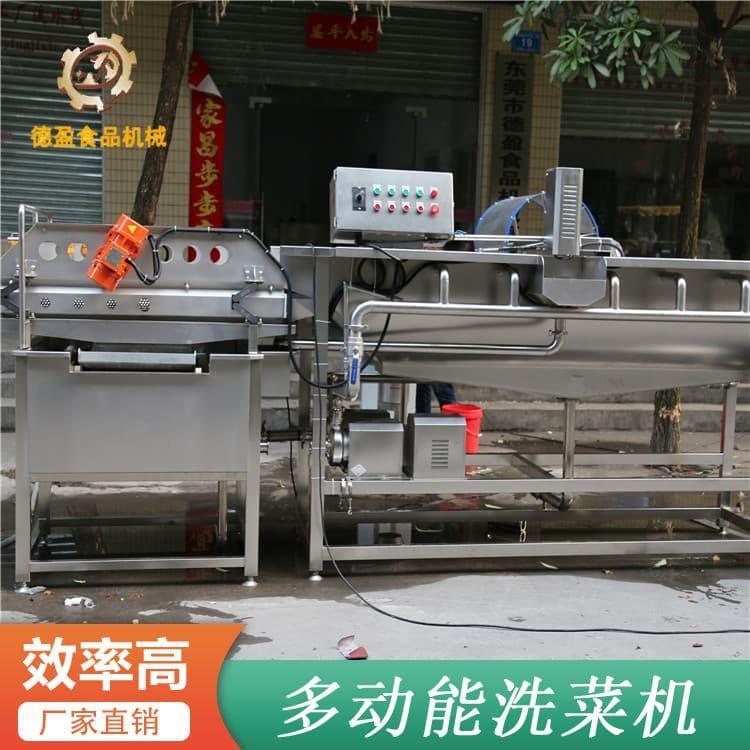 德盈食品机械 节能环保青菜气泡清洗机 青菜气泡清洗机厂家直销定制