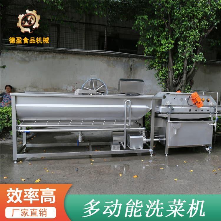 德盈食品机械 SUS304气泡式洗菜机 气泡式洗菜机价格优惠