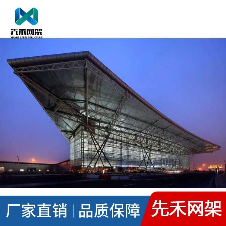 螺栓球网架 设计加工安装造船工业网架 造船工业网架多种规格