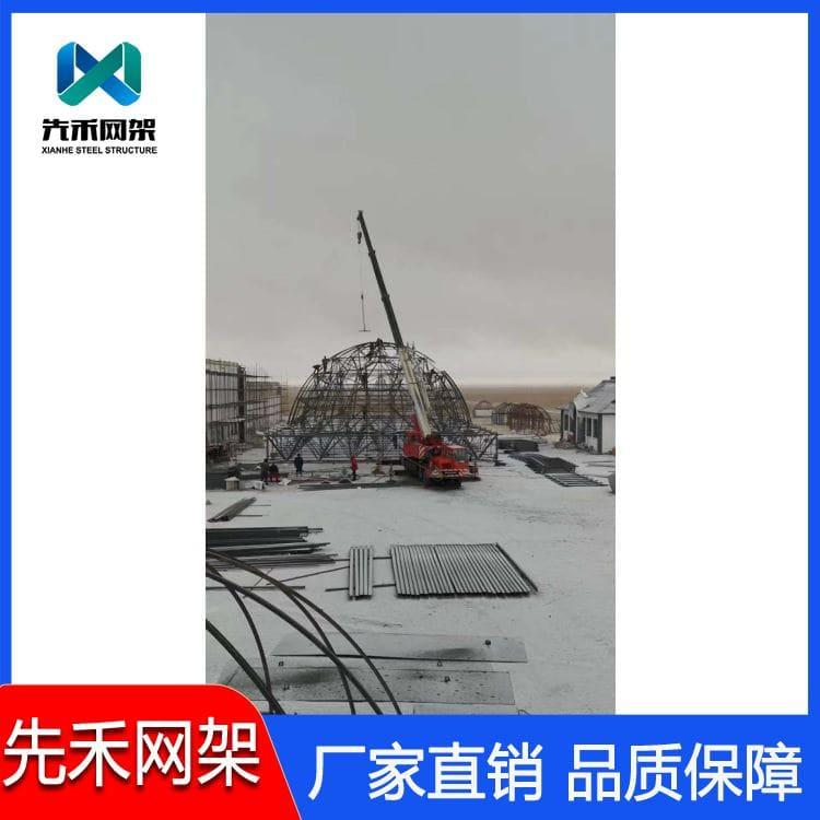 螺栓球网架 承接体育看台网架 体育看台网架多种规格