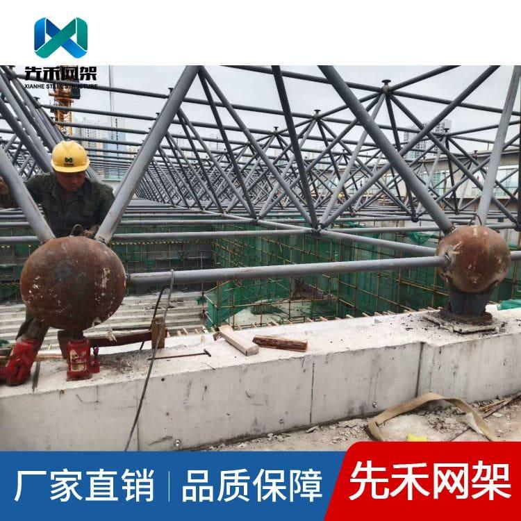 螺栓球网架 承接各类汽车展厅球形网架 汽车展厅球形网架品质保障