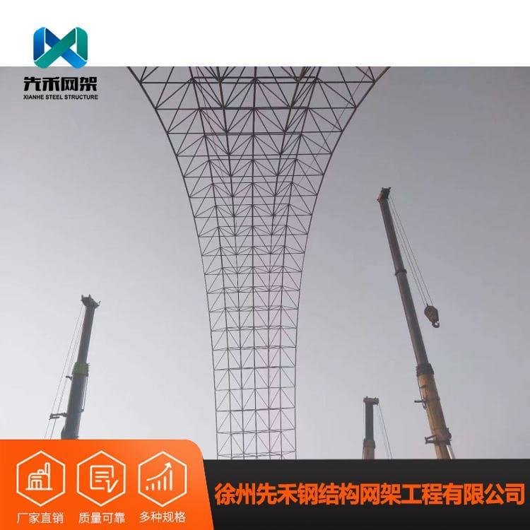 螺栓球网架 专注设计安装汽车展厅网架 汽车展厅网架厂家直供