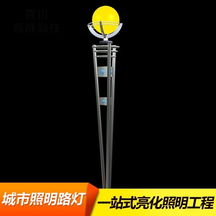 单臂灯 绿色精致路灯 精致路灯生产厂家定制