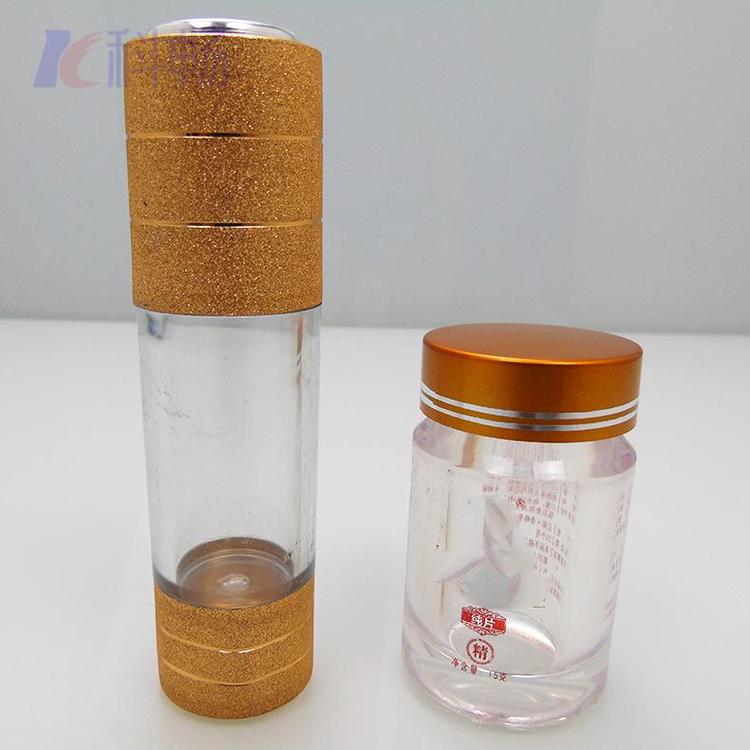 100cc保健品塑料瓶厂家直销 金属盖塑料瓶热销