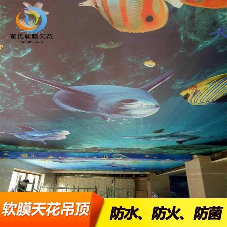 拉膜天花 天津4S店展厅透光膜 4S店展厅透光膜生产厂家