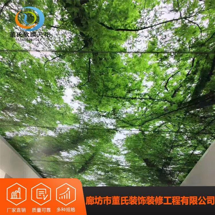 白色发光软膜 陕西宝鸡大型商场软膜天花 大型商场软膜天花生产商