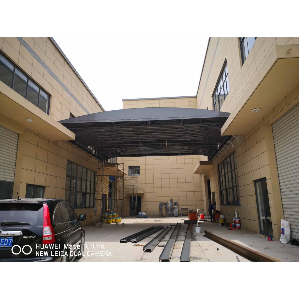 大型工厂推拉雨篷定制定做上门安装 推拉棚批发价格