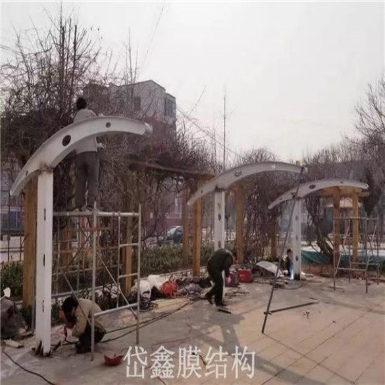 【案例众多】100平膜结构工程膜结构体育看台价格优惠 膜结构看台价格优惠