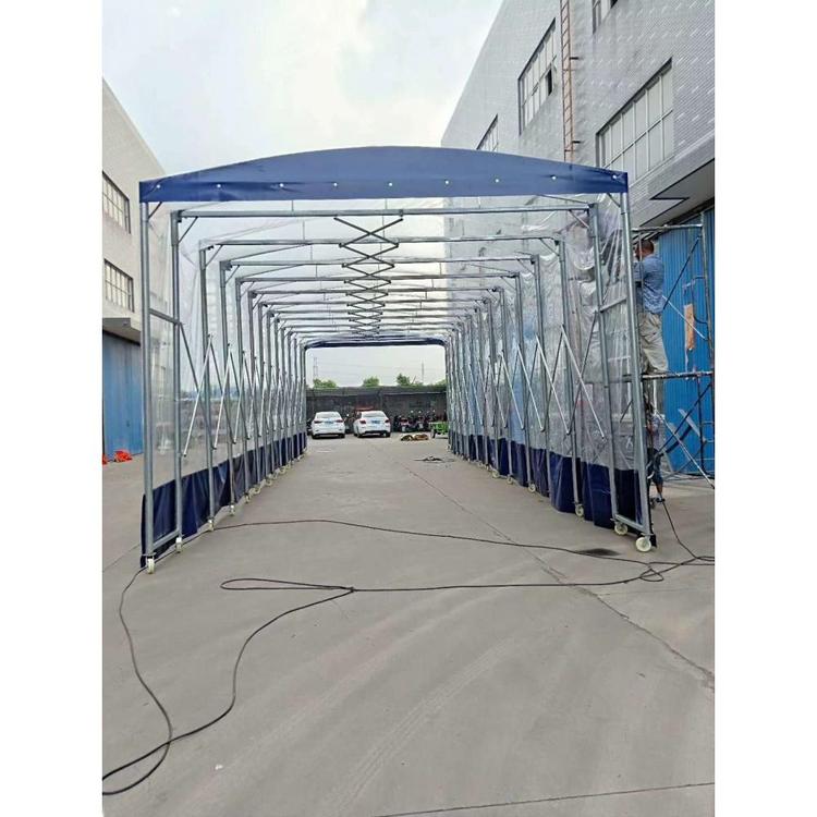 大型户外苏州移动式推拉雨篷 厂家定制安装良心推荐 户外推拉棚效果图