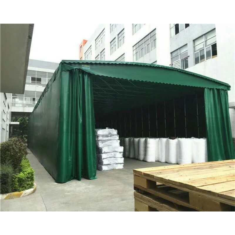 手动式苏州户外推拉雨篷  厂家推拉蓬专业定制支持定制安装 移动推拉雨篷效果图