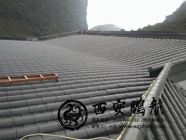 别墅屋顶瓦隔火隔热金属瓦 平板瓦 屋顶屋面瓦厂家直销种类齐全