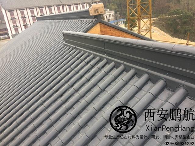 高档别墅洋房瓦 寺庙古建专用瓦 古建筑配件 仿古瓦片 金属瓦