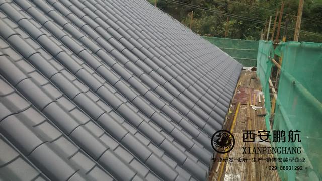 徽派建筑瓦/仿古青瓦/马头墙/板瓦/铝瓦/古建瓦/仿古瓦/金属青瓦