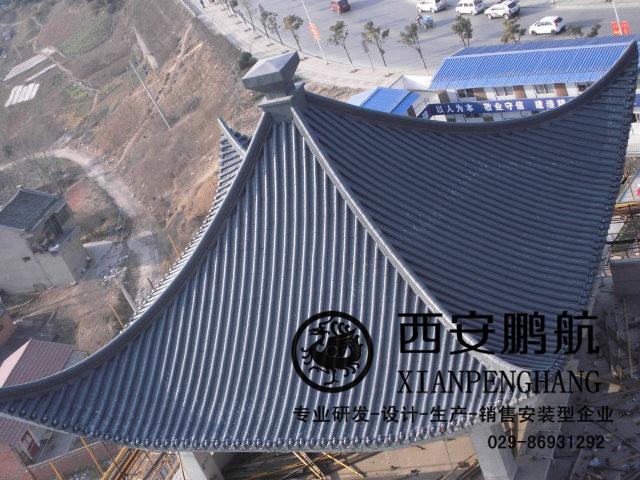 屋顶瓦|屋面防漏瓦|防腐瓦|金属瓦|仿古铝瓦厂|古建筑材料|别墅瓦