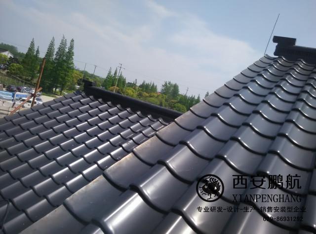 屋面建筑 仿古金属瓦日式瓦 S型装饰瓦 铝合金瓦 铜瓦 J型瓦 和瓦