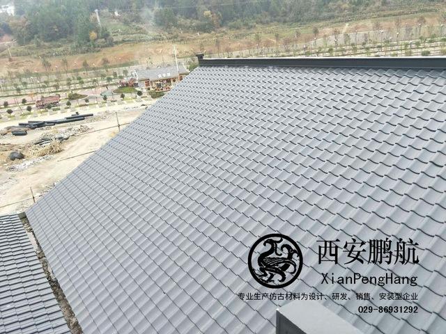 日式金属屋面瓦 进口瓦 日式餐厅屋檐瓦 金属铝瓦 厂家直销寿命长