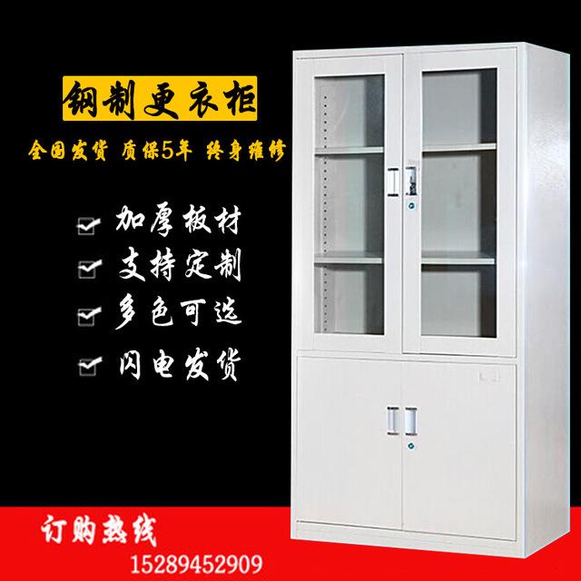 2018新款钢柜套色柜  加厚对开门铁柜 大器械柜厂家直销批发