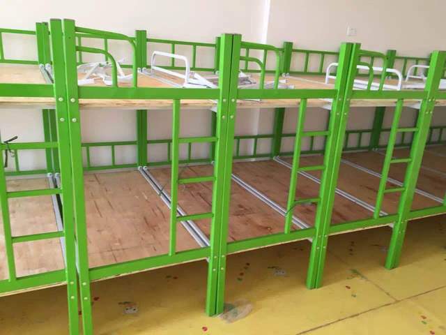 西安幼儿园儿童双层床 小学生午休钢制架子床上下铺