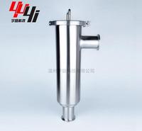 卫生级角式过滤器304不锈钢直角管道过滤器单联管道直通过滤器