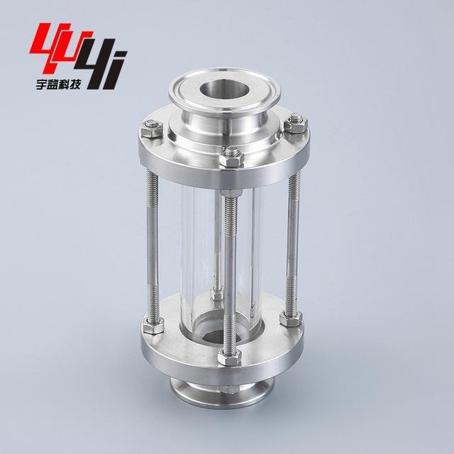 现货批发 不锈钢卫生级快装视镜 玻璃管视镜 管式视镜 快装视镜