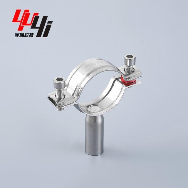 厂家生产定制卫生级不锈钢管卡 防腐耐磨不锈钢管支架管夹定做