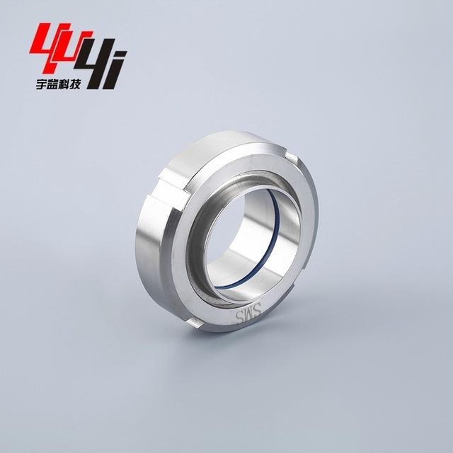 卫生级管件厂家直销 不锈钢卫生级焊接活接 304SMS高精度活接头 管道活接