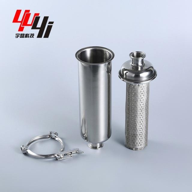 厂家供应卫生级快装管道过滤器  不锈钢滤芯  不锈钢滤网过滤器直销