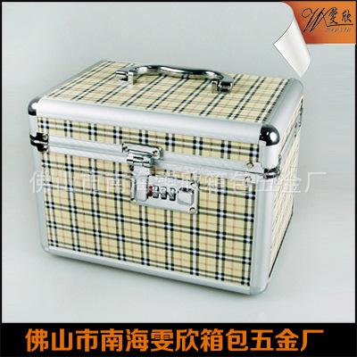 新品推荐 新款多功能化妆箱 大容量手提化妆箱 手提铝合金化妆箱