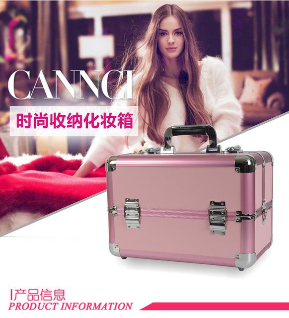 厂家供应现货 969 多功能美容美发箱 双层美甲箱 化妆箱 专业