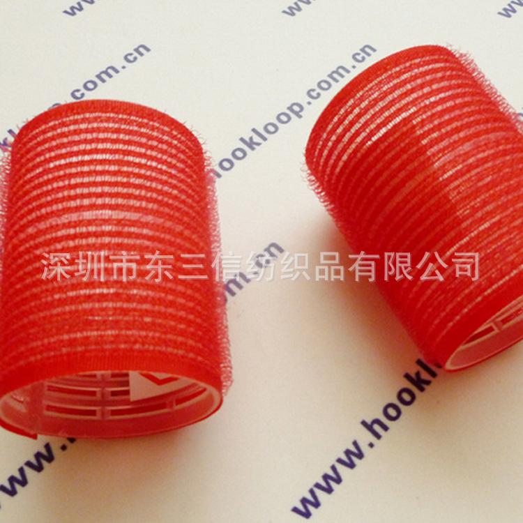 厂家直销魔术贴发卷带定做彩色刘海魔术贴蝴蝶结发卷带