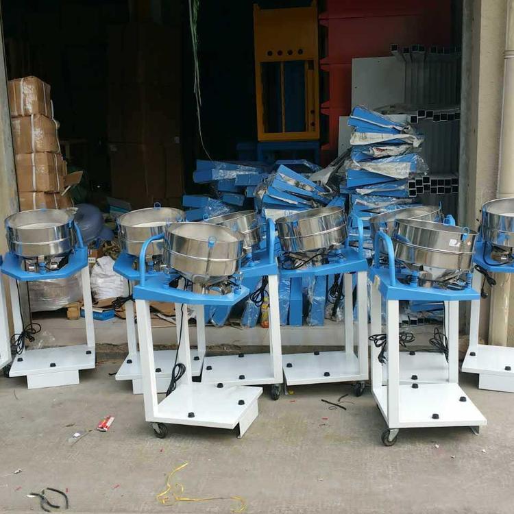 圆形半自动塑粉振动筛标准小型茶叶面粉震动筛 振动筛网
