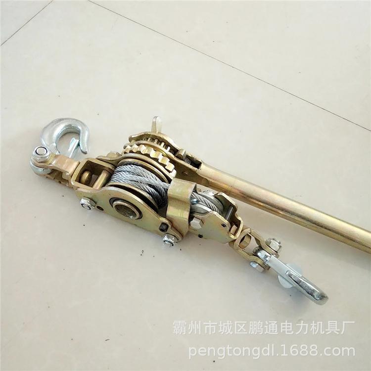 厂家直销日式双钩多功能紧线器钢丝绳拉紧器荷缔机 牵引器卡线器