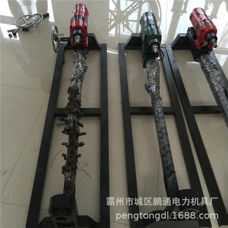 两个人操作的小型过路钻孔机水平横向打孔机380v地下横向过路