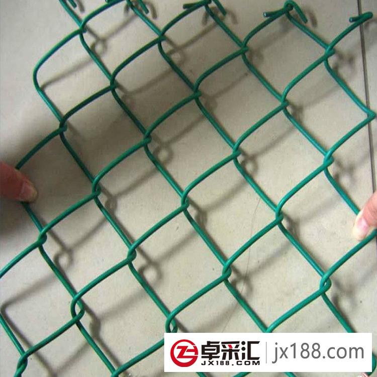 工厂批发球场勾花钢丝网  养殖勾花钢丝网  边坡防护勾花钢丝网