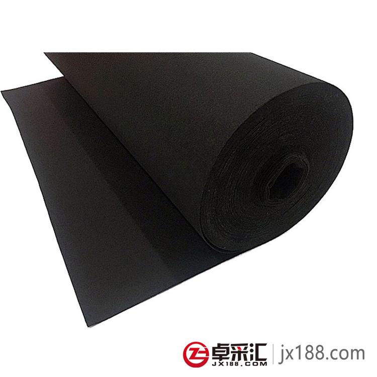 乐民 LM40黑色毛毡布 专业定制 经久耐用 厂家批发