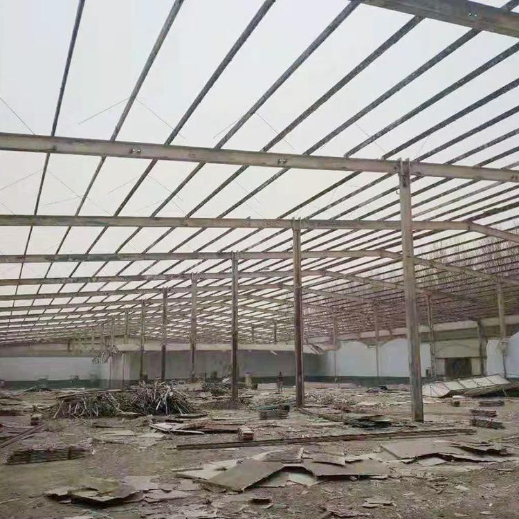 强度高跨度大多种规格二手厂房 拆卸搭建方便钢结构库房